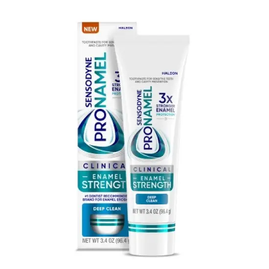 Sensodyne Pronamel Clinical Enamel Strengthening and Deep Clean Toothpaste - 3.4oz image {12}