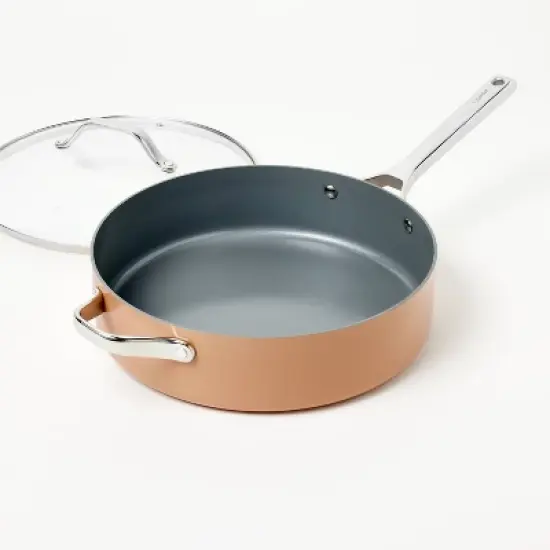 5qt Nonstick Ceramic Coated Aluminum  Saute Pan - Figmint&trade; image {2}