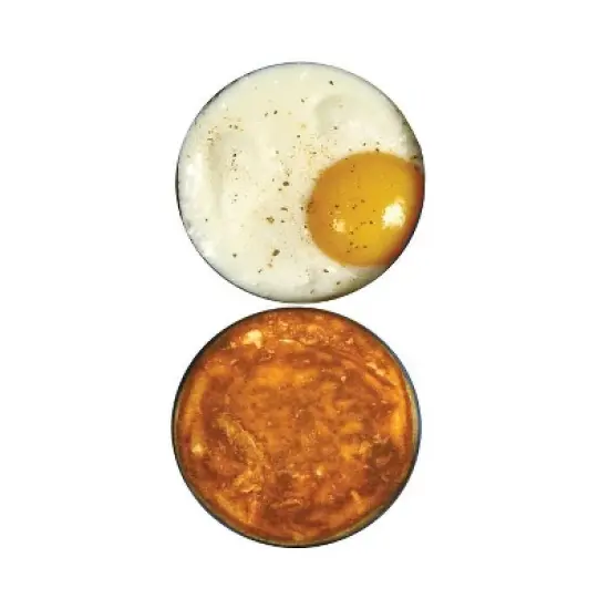 Norpro 4-Inch Nonstick Round Pancake and Egg Rings, Set of 2, Black image {2}