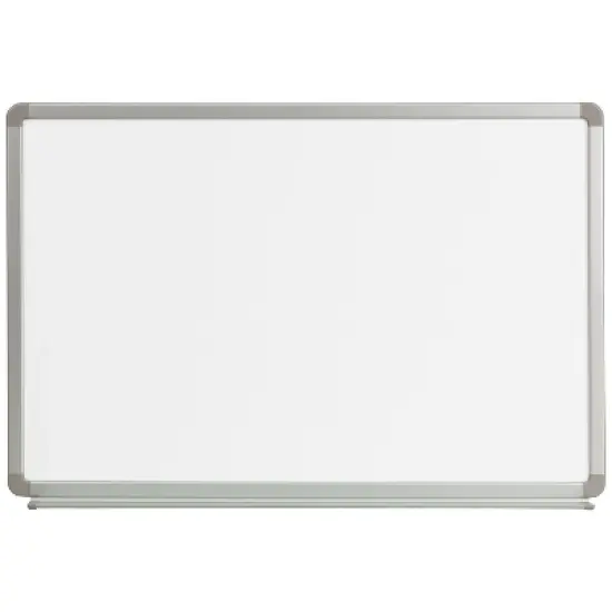 Flash Furniture 3' W x 2' H Magnetic Marker Board image {2}