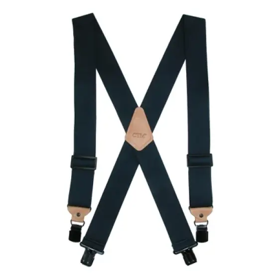 CTM Men's Heavy Duty Clip-End Work Suspenders image {4}