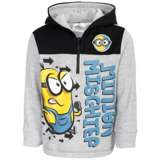 Despicable Me Minions Fleece Half Zip Hoodie Toddler image {8}