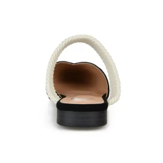 Journee Collection Womens Roxeene Slip On Pointed Toe Mules Flats image {2}