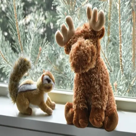 Bearington Morton Plush Moose Stuffed Animal, 10.5 inches image {2}