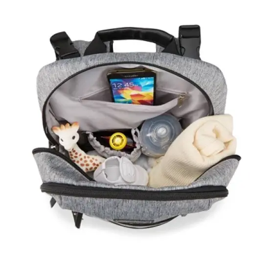 Eddie Bauer Sport Traveler Back Pack Diaper Bag - Gray image {4}