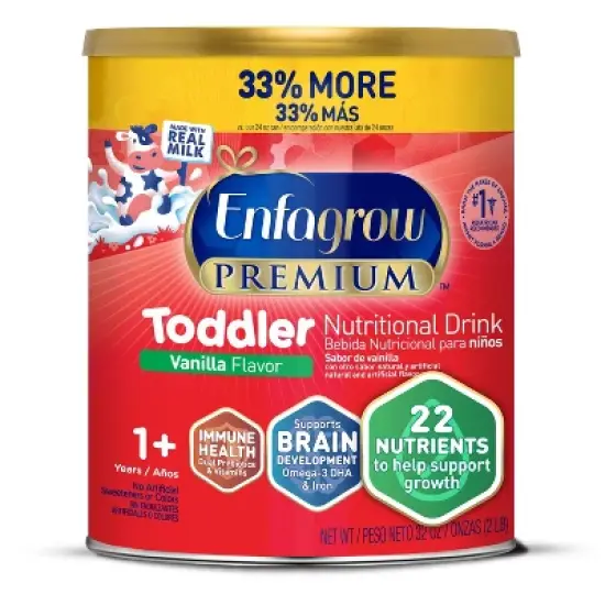 Enfagrow Vanilla Powder Toddler Formula - 32oz image {3}