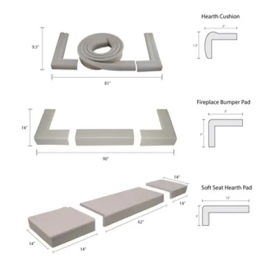 Kidkusion - Soft Seat Hearth Pad image {2}