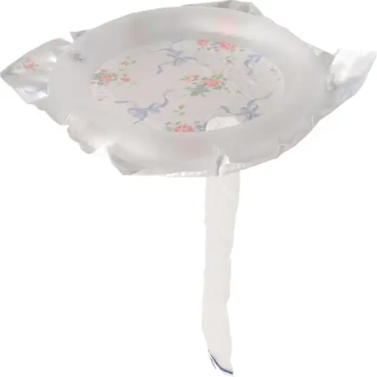 Lumex Inflatable Shampoo Basin 22.5 X 23.5 Inch Plastic Clear / Floral 1 Each 5358 image {2}