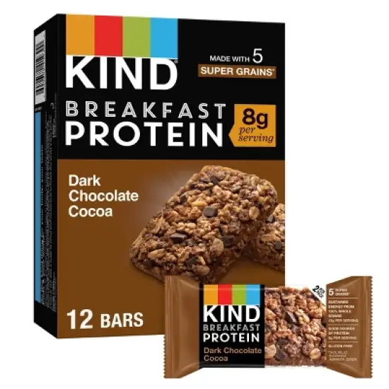 Kind Breakfast Dark Chocolate Protein Bars - 10.58oz image {7}