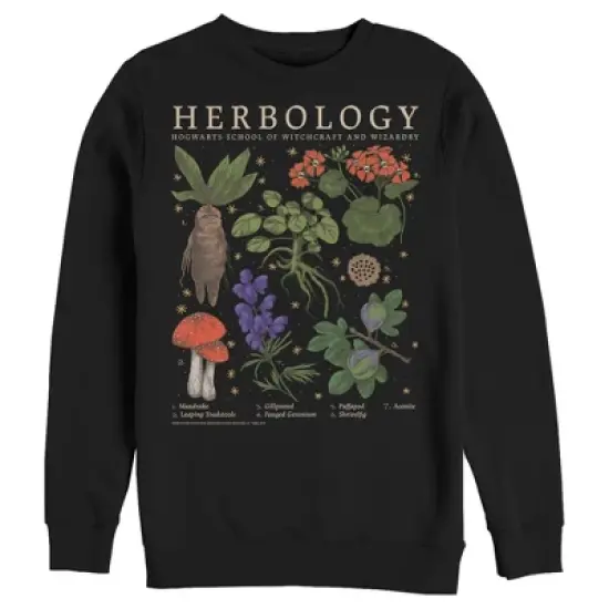 Men's Harry Potter Hogwarts Herbology Sweatshirt image {7}