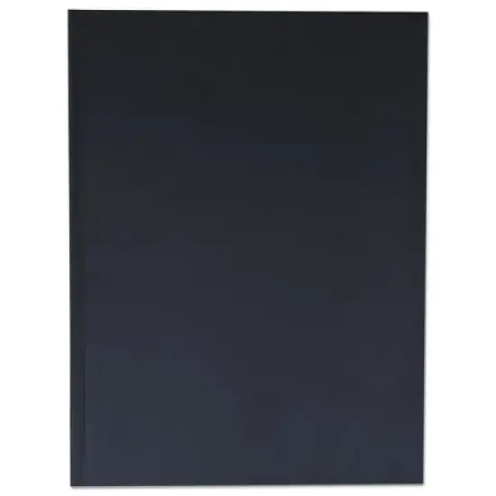 Universal Casebound Hardcover Notebook, 1-Subject, Wide/Legal Rule, Black Cover, (150) 10.25 x 7.63 Sheets image {3}