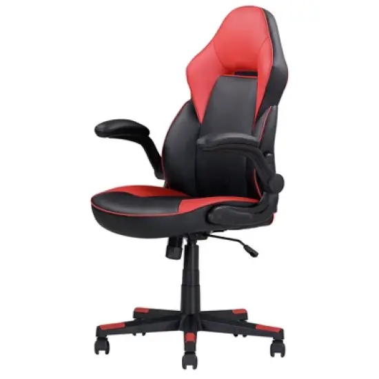 Kumasinova Adjustable Ergonomics Gaming Chair 360&deg; Swivel Chair with Wheel,Black/Red Computer Chair for Office&Home,Versatile Leisure Chair,Black/Red image {2}