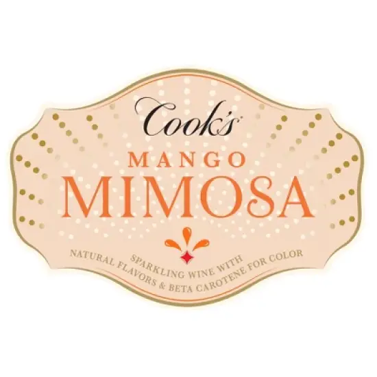Cook's Mango Mimosa California Sparkling White Wine - 750ml Bottle image {9}