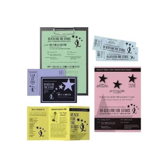 Astrobrights Astrodesigns 65 lb. Paper 8.5" x 11" Assorted Pastel Colors 50 Sheets/Pack (91803) image {2}