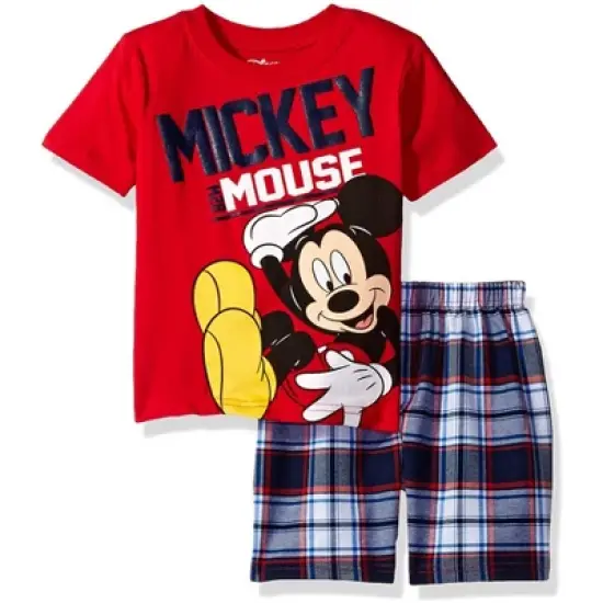 Disney Mickey Mouse T-Shirt and Shorts Outfit Set Toddler to Big Kid image {8}