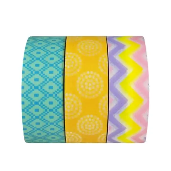 Wrapables Digital Dot Japanese Washi Masking Tape (Set of 3) image {3}