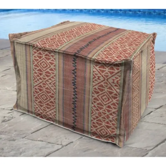 Outdoor Pouf Ottoman - Jordan Manufacturing image {1}