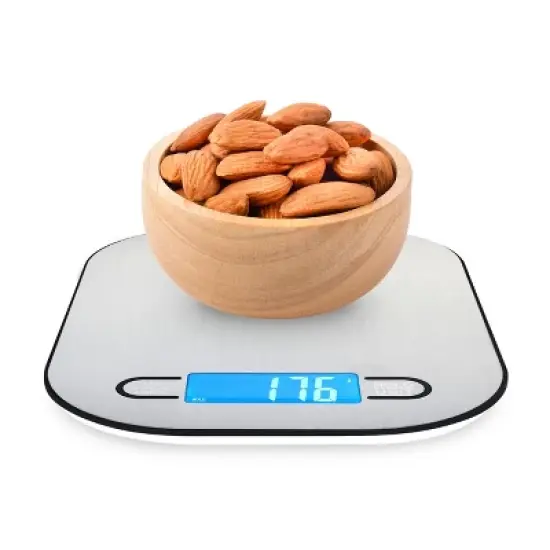 Smart Weigh Digital Kitchen Food Scale - Stainless Steel image {1}