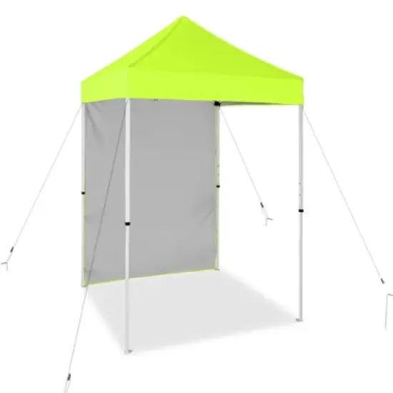EAGLE PEAK 5x5ft Easy Setup Pop Up Canopy Tent with One Wall image {14}
