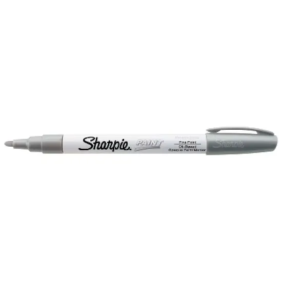 Sharpie Permanent Paint Marker Fine Point Silver 35545 image {1}