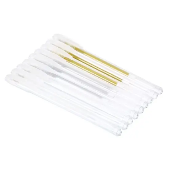 Unique Bargains 0.8mm Liquid Glitter Gel Pens Gold/Silver/White 9 Pcs image {6}