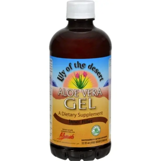 Lily Of The Desert Aloe Vera Gel - Inner Fillet Filtered Aloe Vera Drink For Gut Health, Wellness, Glowing Skin, 32 Fl Oz image {8}