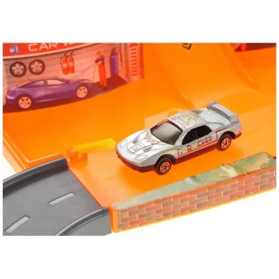 Insten Construction Toy Parking Garage Diecast Racing Playset with Lights & Sounds for Kids image {3}