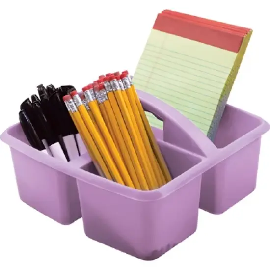 Teacher Created Resources&reg; Plastic Storage Caddy, Lavender, Pack of 6 image {3}