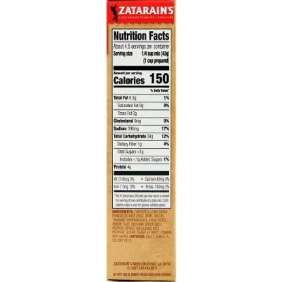 Zatarain's Spanish Rice  - 6.9oz image {9}