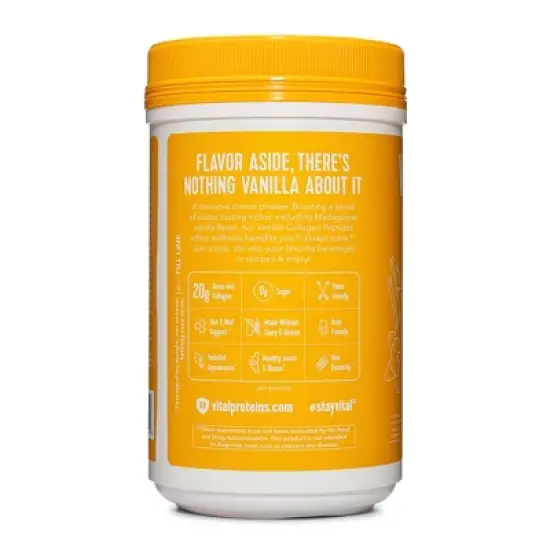 Vital Proteins Vanilla Collagen Peptides Dietary Supplement - 11.5oz image {2}
