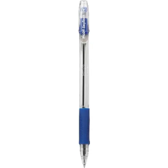 Pilot EasyTouch Ball Point Stick Pen Blue Ink 1mm Dozen 32011 image {1}