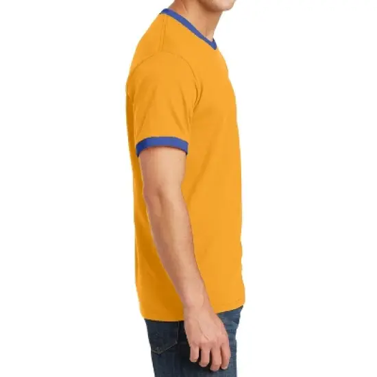 Mafoose Men's Short Sleeve Core Cotton Soft Classic Ringer Tee image {11}