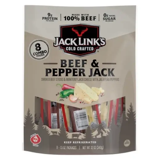 Jack Link's Cold Crafted Beef and Pepper Jack Cheese - 12oz/8ct image {9}