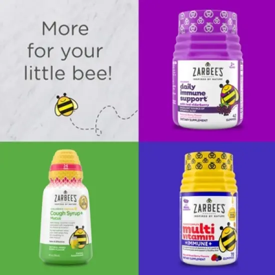 Zarbee's Kid's Sleep with Melatonin Chewables - Natural Grape - 50ct image {4}