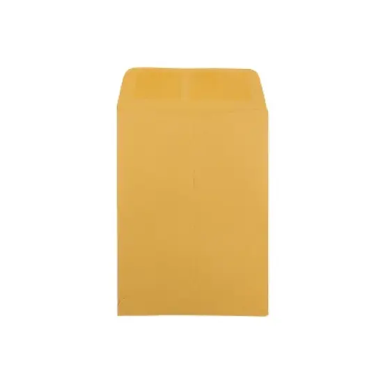 JAM Paper 5.5 x 7.5 Open End Catalog Envelopes Brown Kraft Manila 4101I image {1}