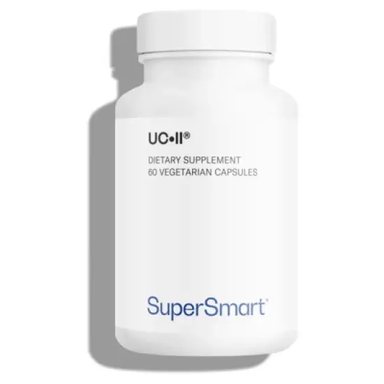 SuperSmart UC II Supplement 40mg per Day (Premium Collagen) - Undenatured Type II Collagen Supplement | Non-GMO & Gluten Free - 60 Vegetarian Capsules image {8}