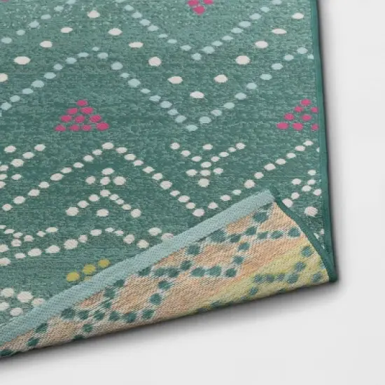 5' x 7' Outdoor Rug Global Aqua - Opalhouse&trade; image {2}