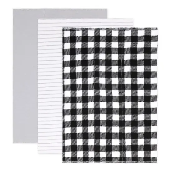 The Peanutshell Cotton Unisex Layette Set - Black & White Check, 23-Pieces, 0-3 Months image {4}