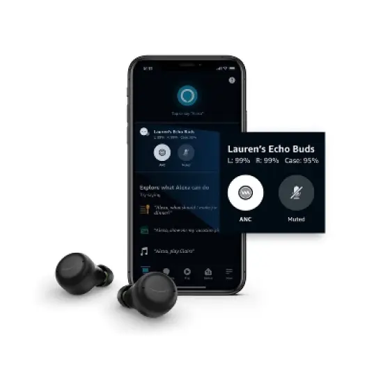 Echo Buds (2nd Gen) True Wireless Bluetooth Earbuds image {5}