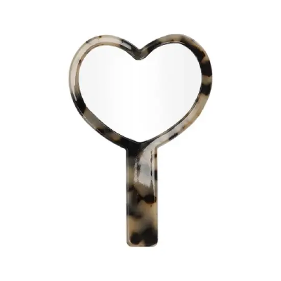Unique Bargains Heart Shaped Handheld Mirrors 1 Pc image {7}