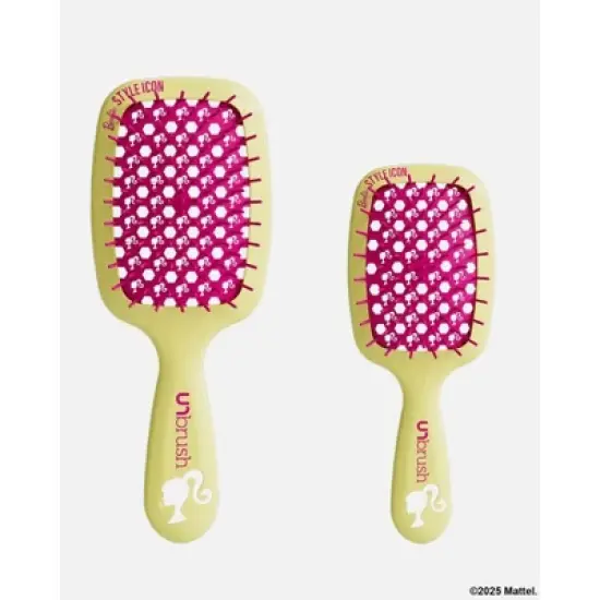 Unbrush Barbie Duo Set Regular & Mini Brush image {9}