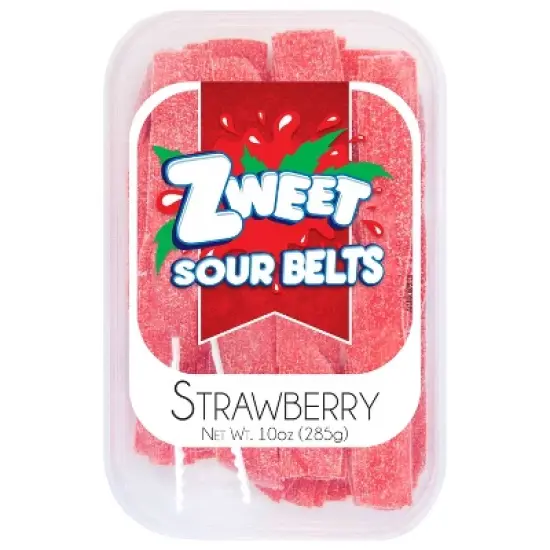 Zweet Sour Belts Strawberry Candy - 10oz image {4}
