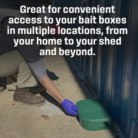 Exterminators Choice Replacement Bait Box Keys - 2 Pack - Works With Green and Black Exterminators Choice Bait Boxes image {3}