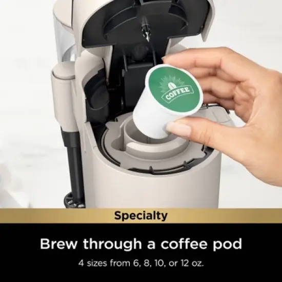 Ninja Single-Serve Pods Grounds Deluxe Hot & Iced Specialty Coffee Maker with Rapid Cold Brew image {2}
