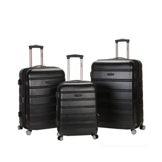 Rockland Melbourne 3pc ABS Hardside Carry On Spinner Luggage Set image {5}