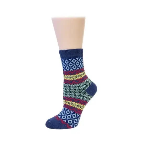 Wrapables Women's Thick Winter Warm Wool Socks (Set of 5), Boho image {1}