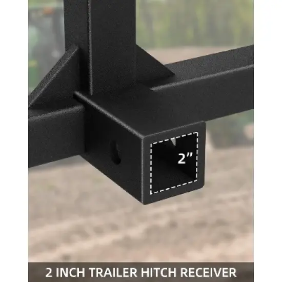 3-Point Quick Hitch &ndash; Heavy-Duty Category 1 Hitch with 2" Receiver for Tractors & Farm Equipment image {2}