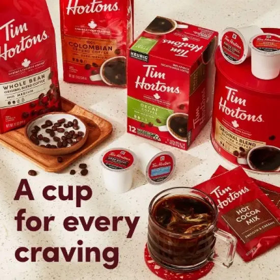 Tim Hortons Original Blend Medium Roast Keurig K-Cup Coffee Pods - 48ct image {2}