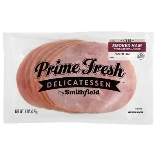 Prime Fresh Smoked Ham Lunchmeat - 8oz image {4}