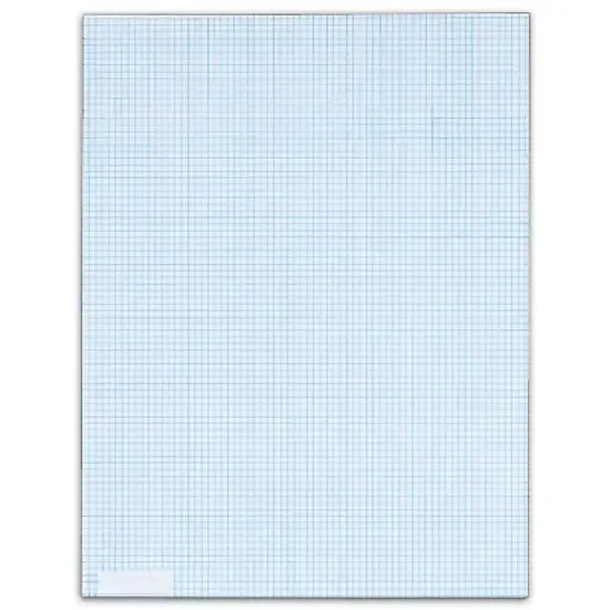 TOPS Quadrille Pads 8 Squares/Inch 8 1/2 x 11 White 50 Sheets 33081 image {5}